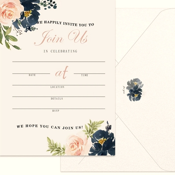 Invitation Cards for Wedding, Party, Birthday, etc - Picture 1 of 5